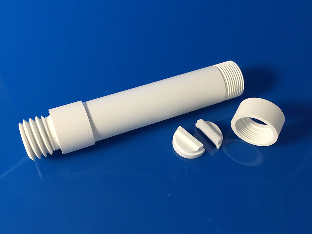 氮化硼坩埚，带适配器，用于熔融纺丝