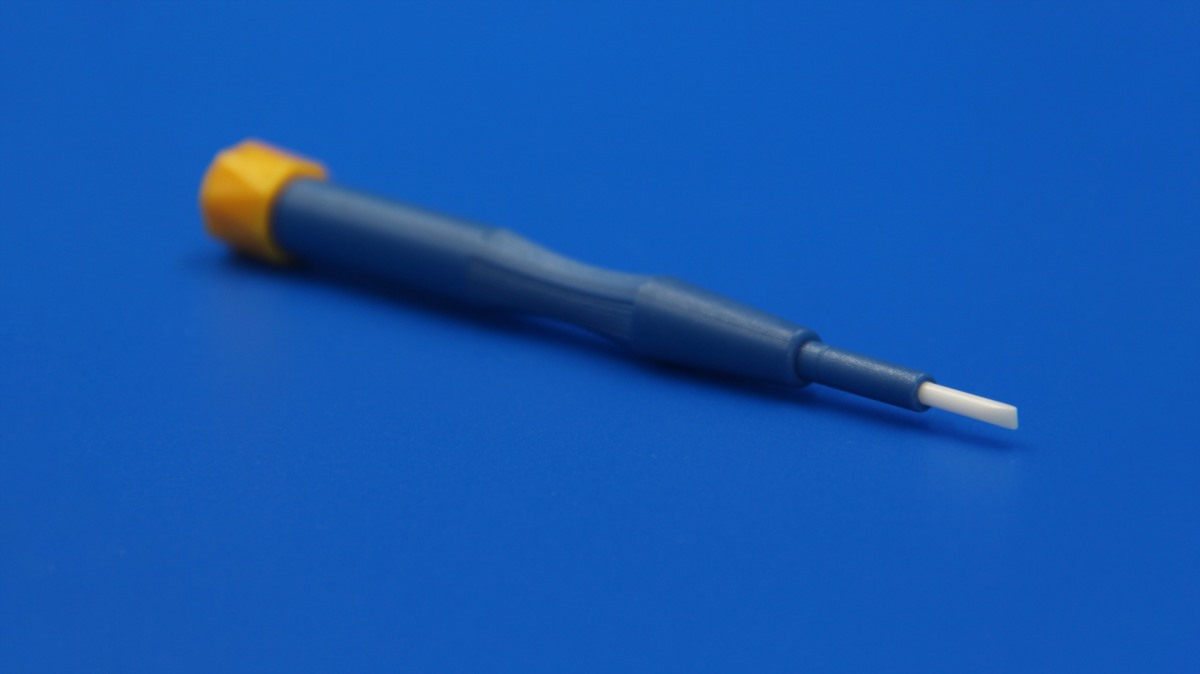Destornillador Cerámico Plano Recto Para Electrónica de Precisión